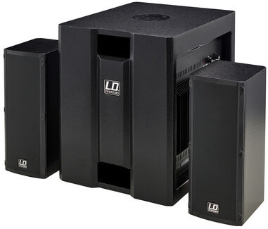 LD Systems Dave 8 Roadie Noir
