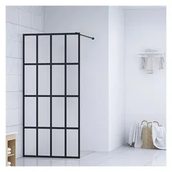 vidaXL, Duschkabine + Duschwand, Zatonor (140 cm, 195 cm)