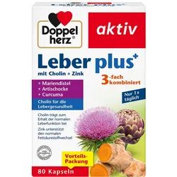 DOPPELHERZ Leber plus Kapseln 80 St