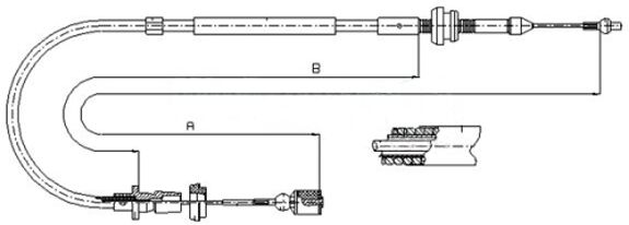 Metzger Autoteile Gaszug Cofle 10.0861 Für Vw