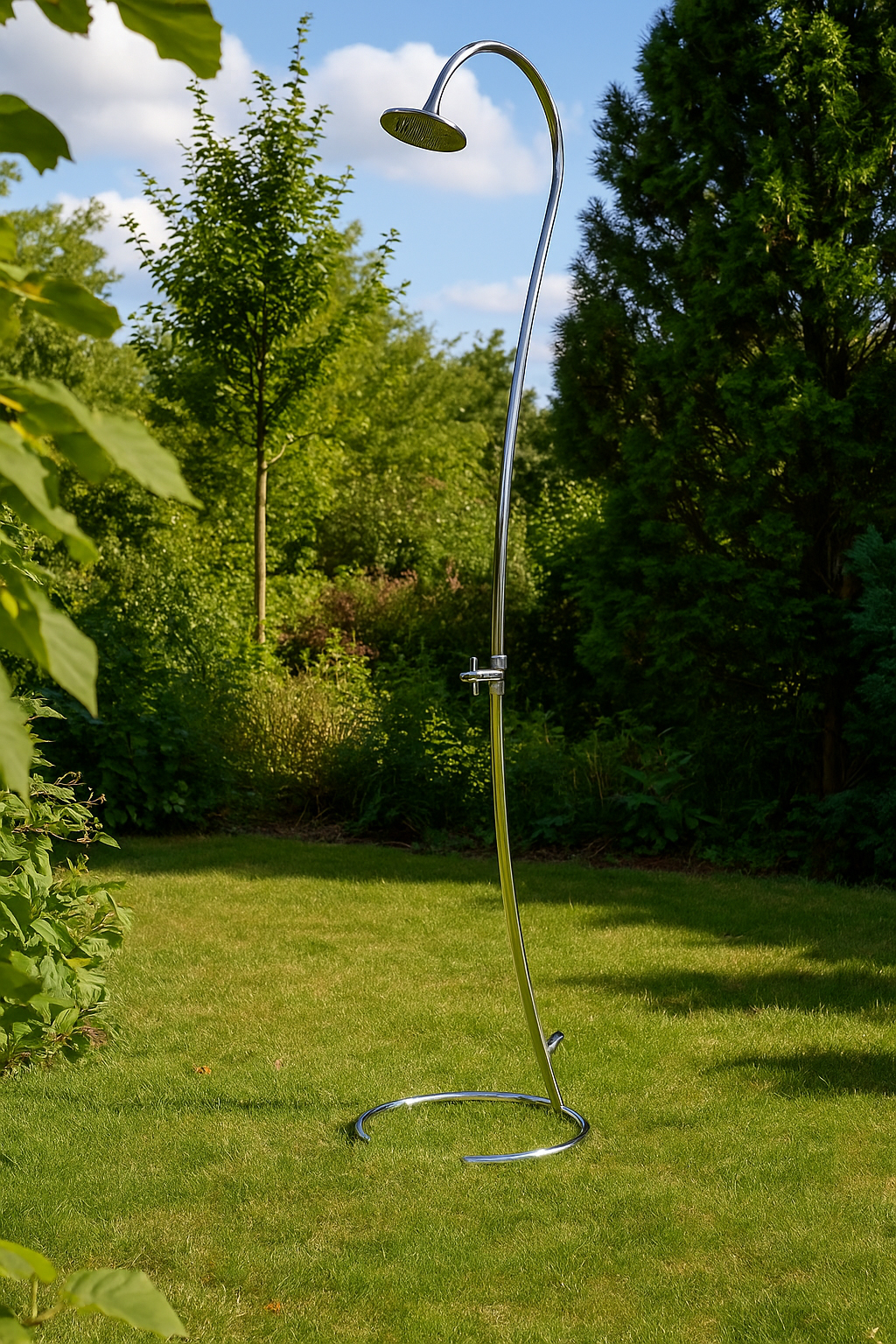 Eichenwald Ideal Edelstahl Eichenwald Modell 70 Gartendusche Cobra Typ Kaltwasser
