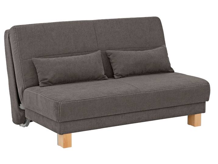 Schlafsofa, 140x95 cm, Chenille, Grün, Schlaffunktion & Nierenkissen, Klassisch, Home-affaire
