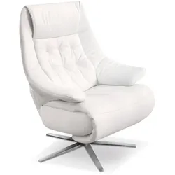 HUKLA Sessel CA04 Leder Weiß