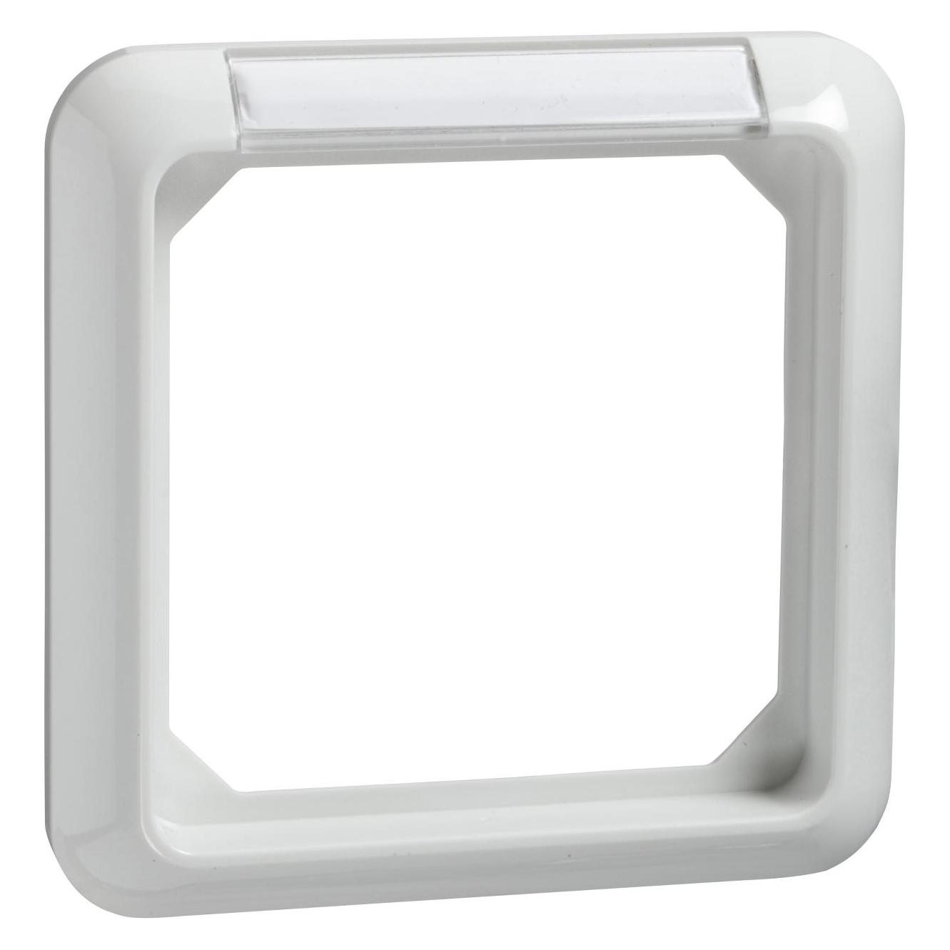 ELSO Rahmen 1-fach mit Schriftfeld FASHION Thermo reinweiss (224114)