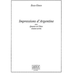 Impressions dArgentine pour 4 fltes, Fachbücher von Enzo Gieco