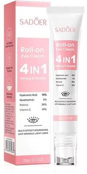 Inspired Finds SADOER 4 in 1 Eye Cream Roll On Anti Dark Circles, Eye Bags & Firming Moisturizing Serum SADOER 4 in 1 Eye Cream Roll On Anti Dark Circles, Eye Bags & Firming Moisturizing Serum