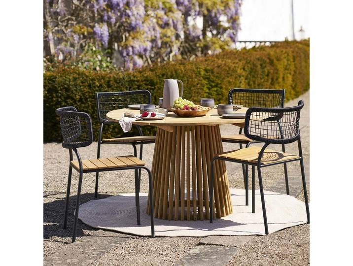 Table Ronde En Teck Naturel Ø120 Kuta