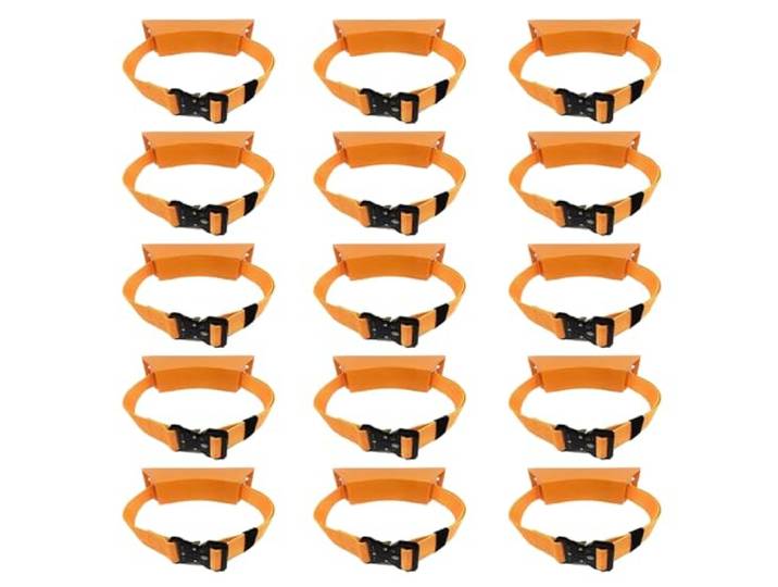 An der Wand montierter Flaschenhalter(Orange,15pack)