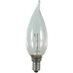 Scharnberger+Hasenbein Windstoßkerze 35x100mm 230V 25W E14 klar 40851