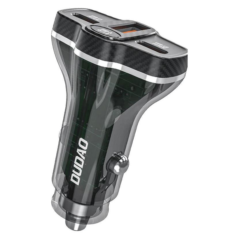Dudao R78 78W Car Charger USB-C PD / 2xUSB-A QC - Black (53058260)