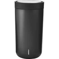 To-Go Click Thermobecher 200 ml Schwarz metallisch aus doppelschichtigem Stahl
