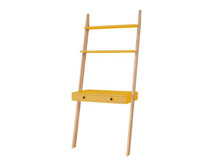 Bureau Monty 78 x 183 x 49cm Jaune/Jaune moutarde