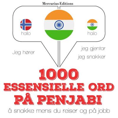 1000 essensielle ord på Penjabi - JM Gardner, Audio, 9782821126091