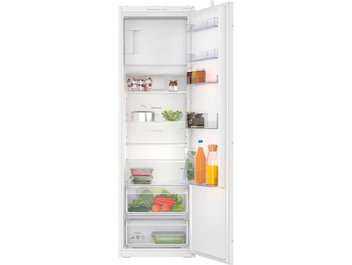 CONSTRUCTA Einbaukühlschrank CK282NSE0 , Energieeffizienz: E, silber (weiß), Rechtsanschlag, wechselbar, Kühlschränke, Einbaukühlschrank