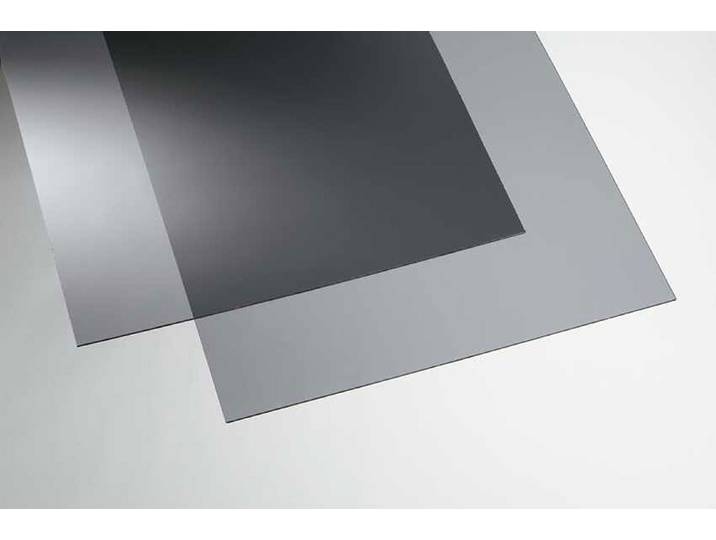 Tecolux Acrylglas Eben-Glatt Grau 100 × 50 × 0.3 cm