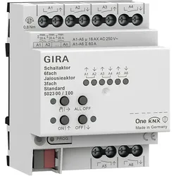 Gira Schalt-, Jalousieaktor 6f/3f 16 A 502300