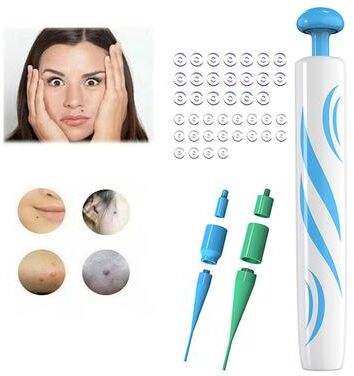 Quick Pick Pro 2 In 1 Auto Micro Skin Tag Remover Device Kit, Standard Face Cleaner For Adult Mole, Wart, Black Dots Remover, Painless 2 In 1 Auto Micro Skin Tag Remover Device Kit, Standard Face Cleaner For Adult Mole, Wart, Black Dots Remover, Painless