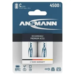 Ansmann 2x Akkus C / Baby 4500 mAh