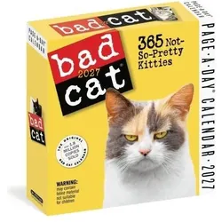 Workman Publishing, Kalender, Bad Cat Page-A-Day Calendar 2027