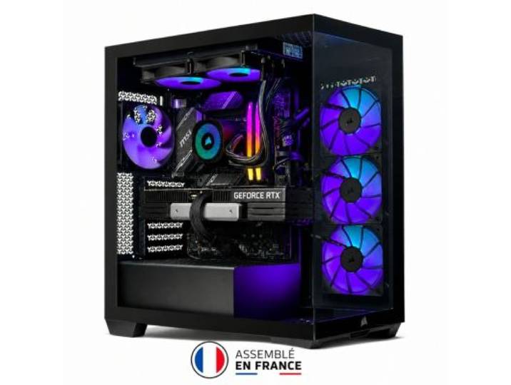 Corsair - Pc Gamer 3500x - Amd Ryzen 5 5500 - Amd Radeon Rx 9060 Xt - 16 Go Ram Ddr4 - Ssd 1 To - W11pro