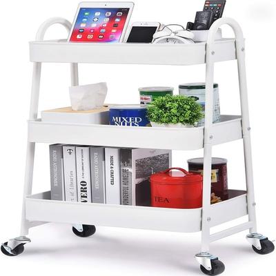 No "3-Tier Rolling Cart - 16.9""D x 12""W x 32.2""H"