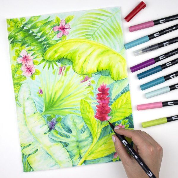 Tombow Dual Penseltusser   Vintage   6 Stk.