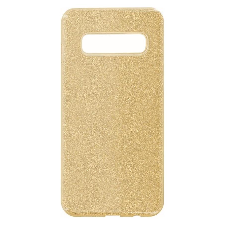 OEM Silicon Case Glittery für Samsung Galaxy S10 gold (Samsung Galaxy S10) (cnt1306)