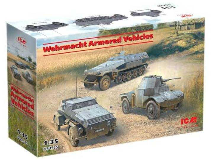 ICM Diorama 1:35 -Wehrmacht Gepantserde Voertuigen