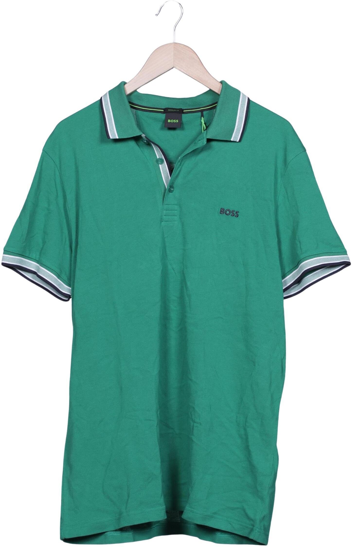 Boss Green Herren Poloshirt, Grün, Gr. Xxl, Baumwolle - Second Hand