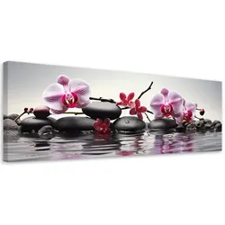 WANDBILD steine zen spa