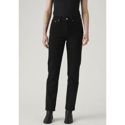 Slim-fit-Jeans LEVI'S "WEDGIE SLIM", Damen, Gr. 31, Länge 30, she's in the zone, Denim/Jeans, Obermaterial: 99% Baumwolle, 1% Elasthan, unifarben, slim fit lang, Jeans Slim-fit-Jeans, im Five-Pocket Style