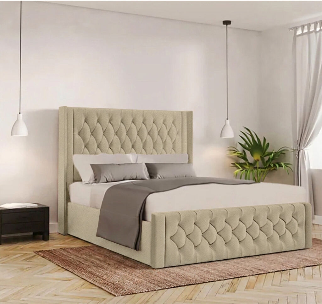 Canora Grey Barrientez Upholstered Ottoman Storage Bed Coffee Double (4'6)