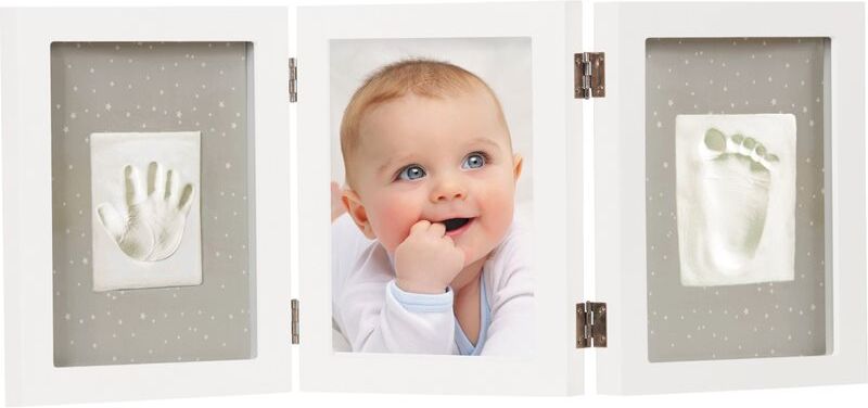 Dooky Luxury Memory Box Triple Frame Printset baby imprint kit 1 pc