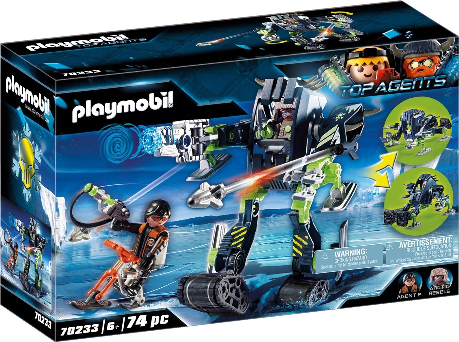 Playmobil Top Agents Arctische Rebellen IJsrobot 70233