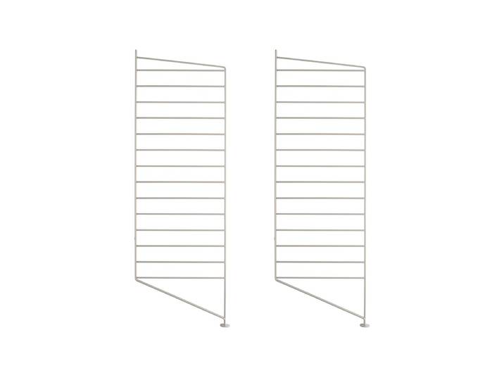 String - Bodenleiter für String Regal 85 x 30 cm (2er-Set), beige