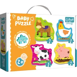Puzzle - Baby Classic - Tiere auf dem Land - Trefl Baby 36070