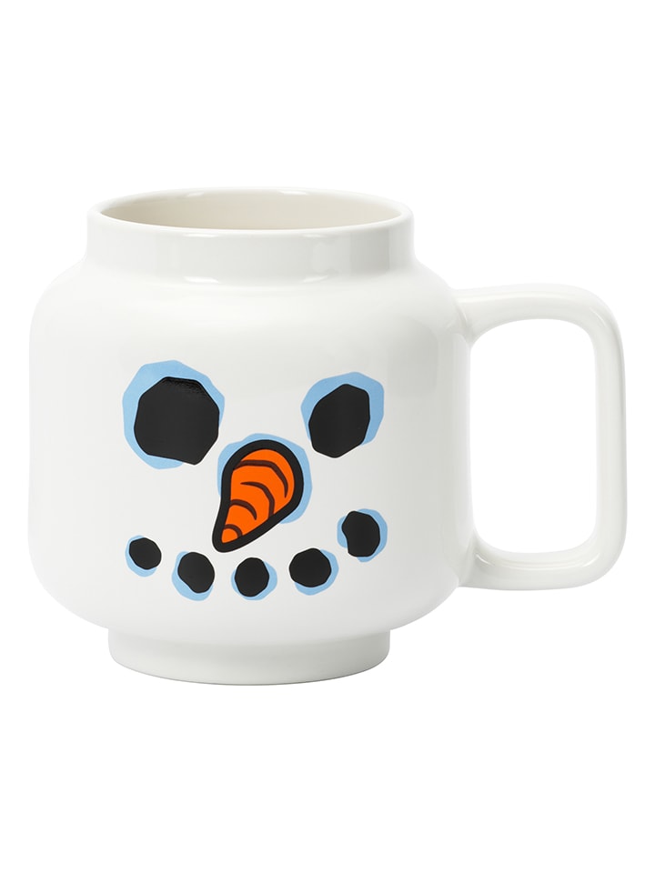 LEGO Tasse "Snowman" in Weiß/ Schwarz - 530 ml - onesize