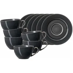 Ritzenhoff & Breker, Tasse, Toledo Kaffeetassen mit Untertassen (220 ml, 6x)