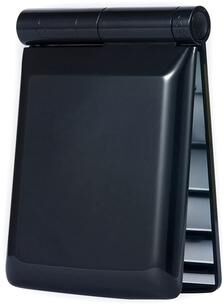 Fusion Finds Portable LED Makeup Mirror With Foldable Stand Travel Lighted Compact Vanity Mirror black