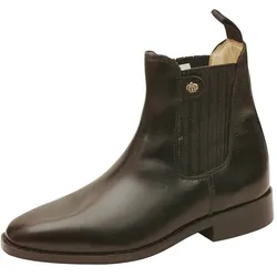 Königs Stiefelette Salzburg schwarz Nappa Leder Zugstiefelette weich gepolstert , Königs Größe Stiefeletten: 2.5