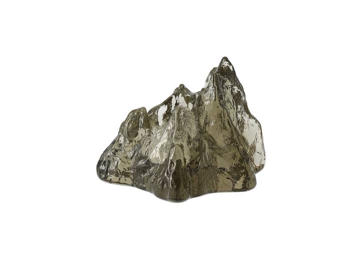 Kosta Boda Photophore The Rock 91 mm Taupe
