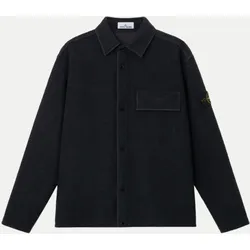 Overshirt aus Woll-Mix Schwarz XXL
