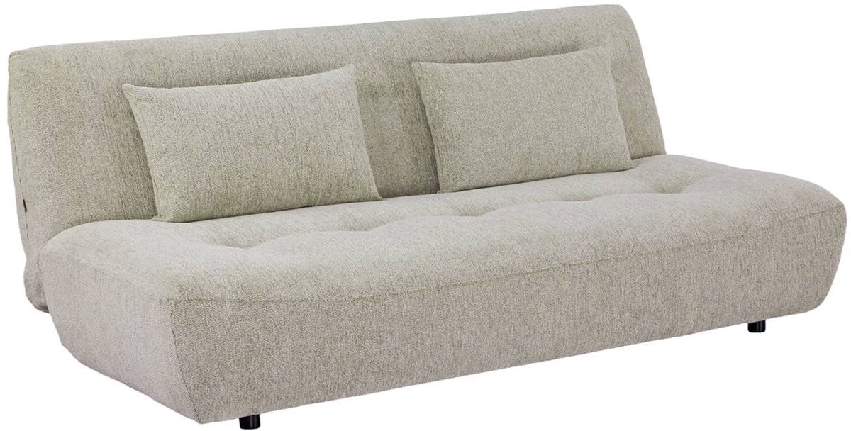 Sweek 3-zits slaapbank van chenille stof met scatter cushions