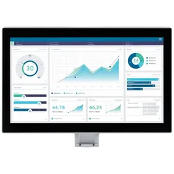 Siemens 6AV2128-3XB57-1BX0 SIMATIC HMI MTP2200 Unified Comfort PRO Neutral Front Vorbereitet für Standfuß und Erweiterungselemente 6AV21283XB571BX0