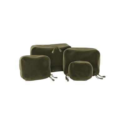 Reisetasche BRANDIT "Brandit Unisex US Cooper Packing Cubes", Gr. onesize, grün (olive), Polyester, unifarben, Taschen Reisetasche
