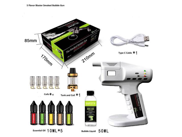 Kit de odorà cocktail aste Flavor Bl84, machine à fumée, moteurs comestibles, odorà bulles de fumée aromatique pour surélever les boissons, la nourriture