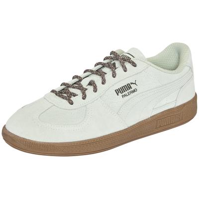 Sneaker PUMA "PALERMO GELATO", Herren, Gr. 43, Textil, beige (crme de mint, gum), Leder, unifarben, Schuhe Sneaker