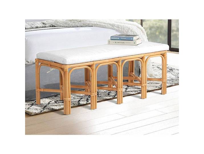 Banc en rotin - Coloris : Naturel - LUMANIO