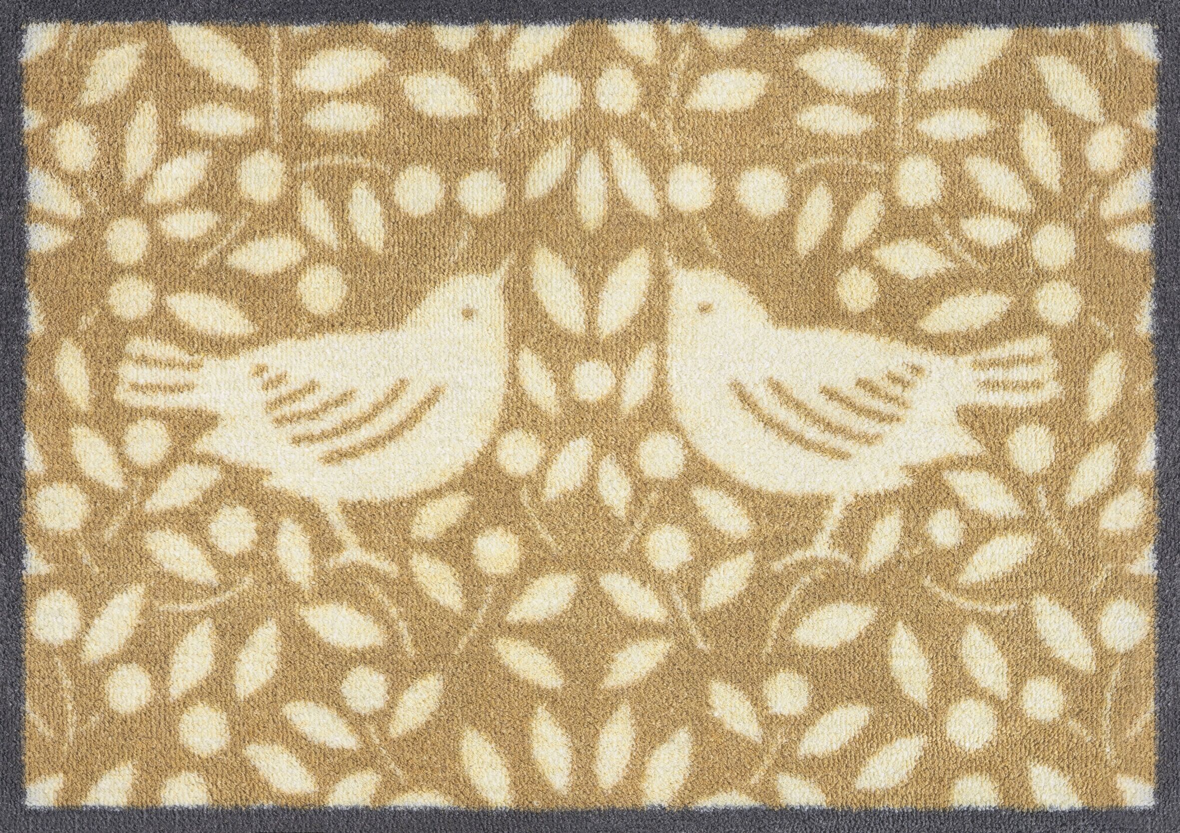 Fussmatte TURTLE MAT "Looting Fruits Neutral", braun, B:60cm H:9mm L:85cm, Obermaterial: 85% Baumwolle, 15% Viskose, Teppiche, Fussmatte braun B : 60cm 1 Stk., 9mm, L: 85cm