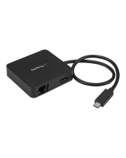 StarTech.com USB-C Multiport Adapter 4K HDMI GbE USB-A Externer Videoadapter USB Type-C Schwarz (DKT30CHD)